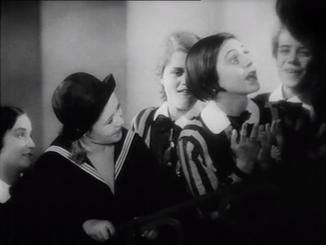Left: protagonist, Manuela; Right: supporting character, Ilse in a frame from the film