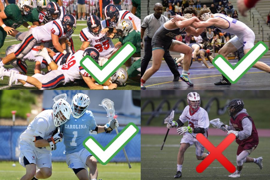 A visual display of the discrepancies included in the new VHSL rules