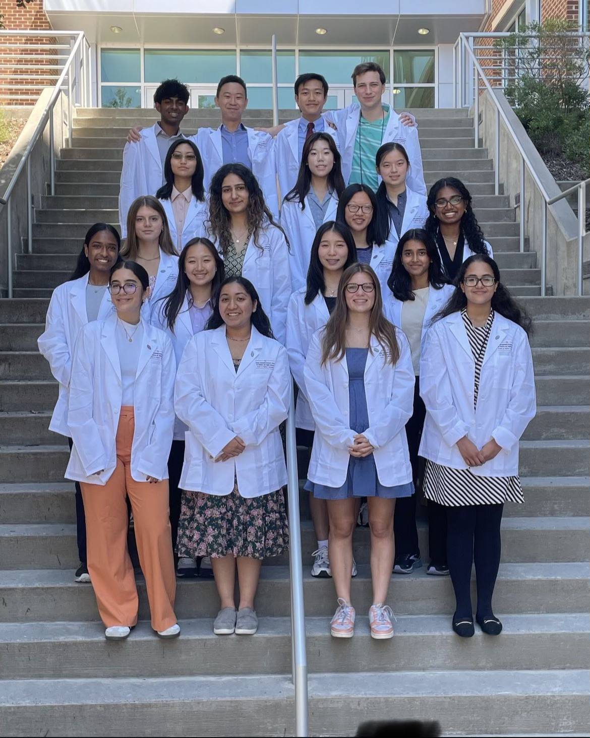 The class of 2024, Virginia Governor’s School for Health and Medical Science following their white coat ceremony at Virginia Tech.
Photo Courtesy: Instagram @va_mhsgovschool