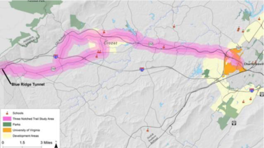 The Three Notched Trail Shared-Use Path