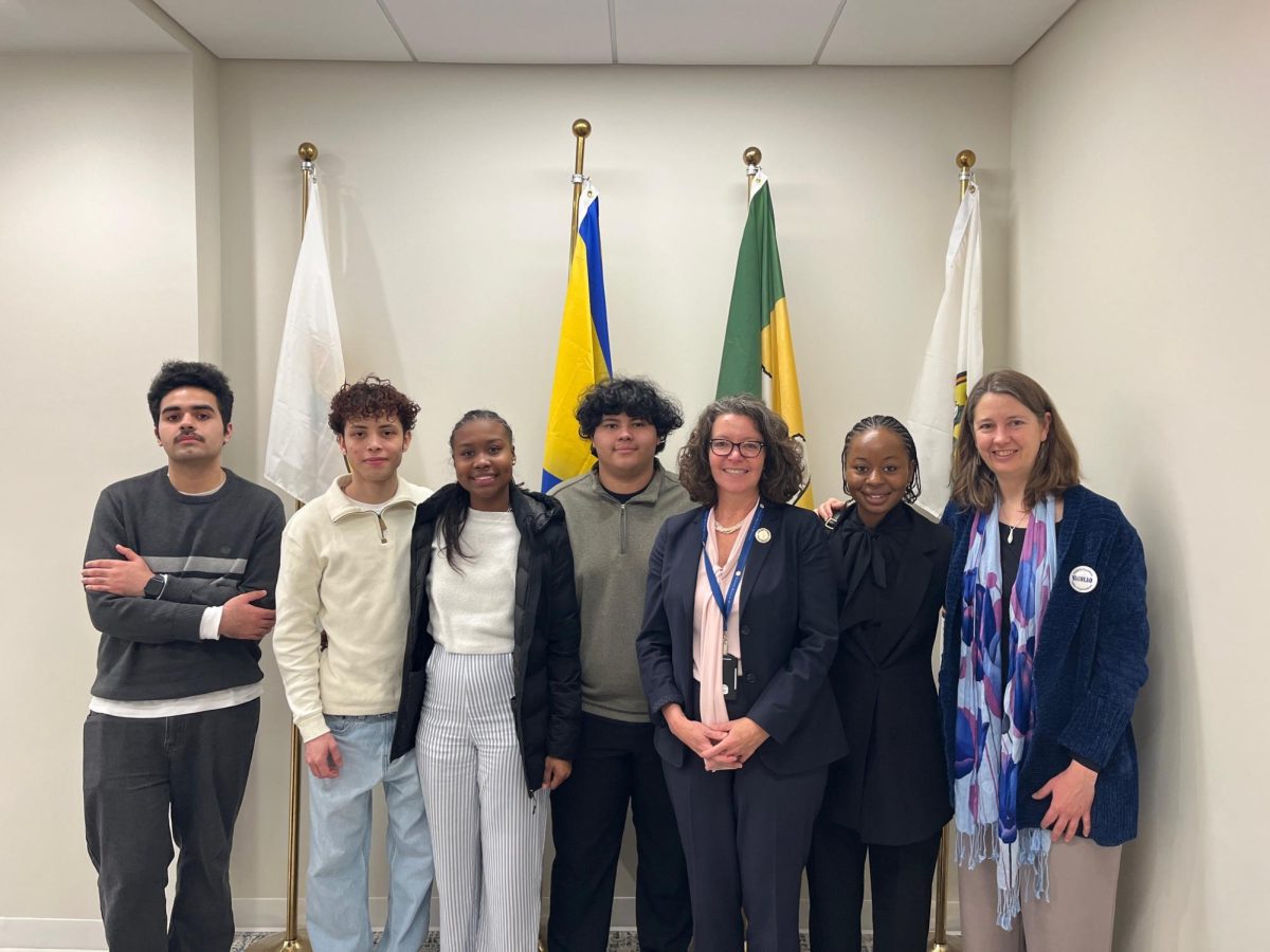 Global citizen class in Virginia State Capitol.