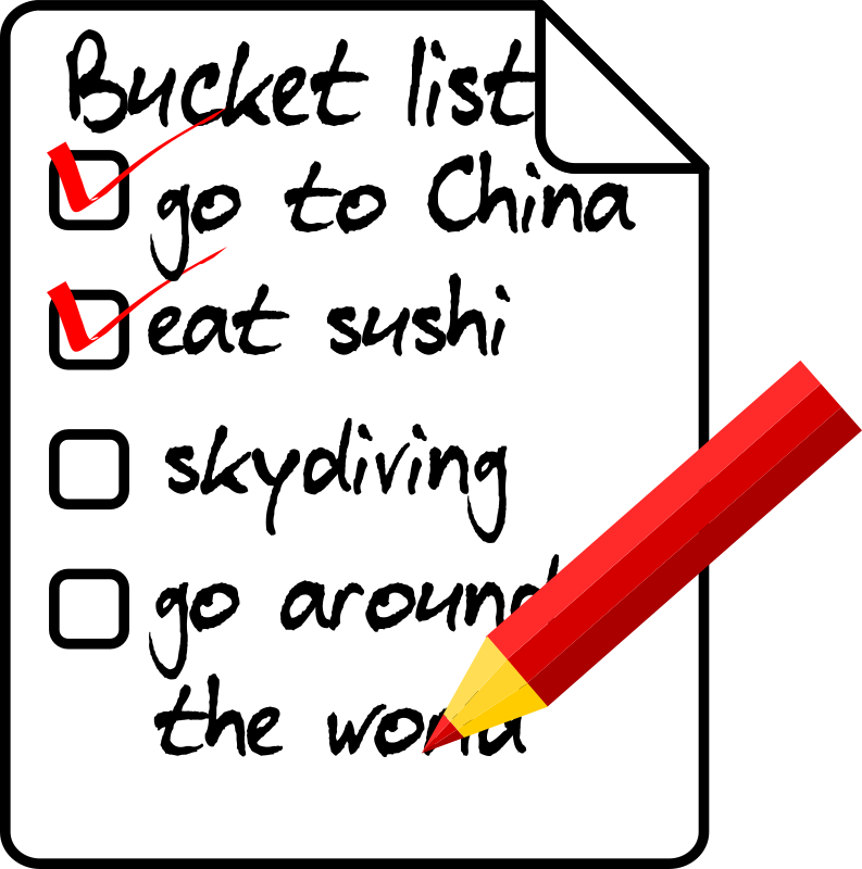 High School Bucket List