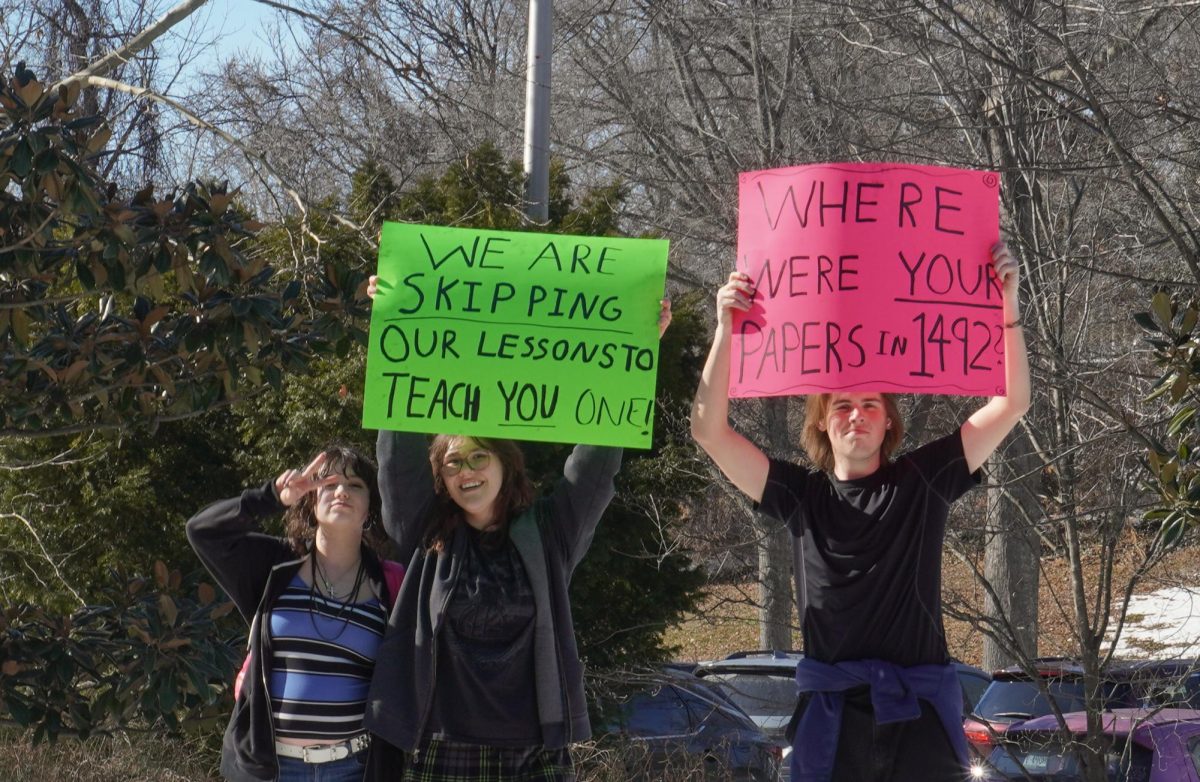 CHS students at the walkout